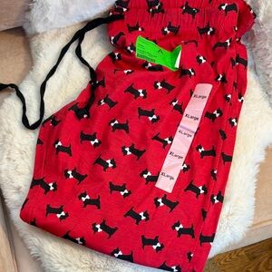NWOT Women’s Red Dog Print Lounge Pants